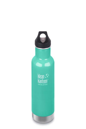 SEA YOGI // Sea crest matt water bottle by Klean Kanteen. Keeps the water 20h hot and 50h iced.