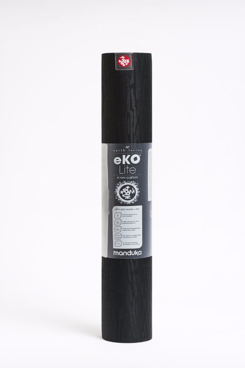 MANDUKA // eKO LITE YOGA MAT - 4mm - BLACK PORT