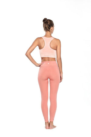 SEA YOGI // Run and Relax, Full cover tights, Dark Earthy rose style in Bamboo material, back