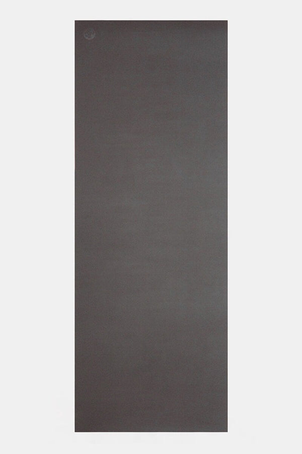 SEA YOGI // GRP antislip yoga mat, steel grey, in 6mm by Manduka, spread out