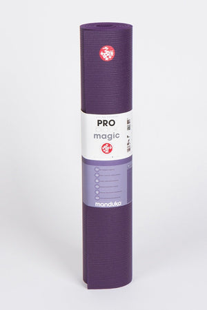 SEA YOGI // Pro Ultimate mat, 6mm thick and in Black Magic style by Manduka, spread out image