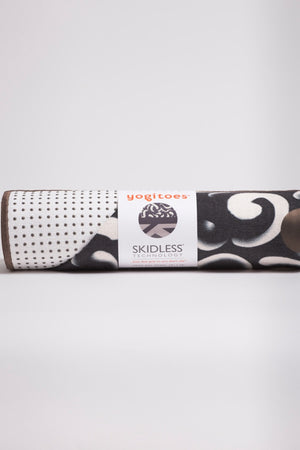 SEA YOGI // Yogitoes skidless towel in Clarity in Chaos style by Manduka, rolled up image